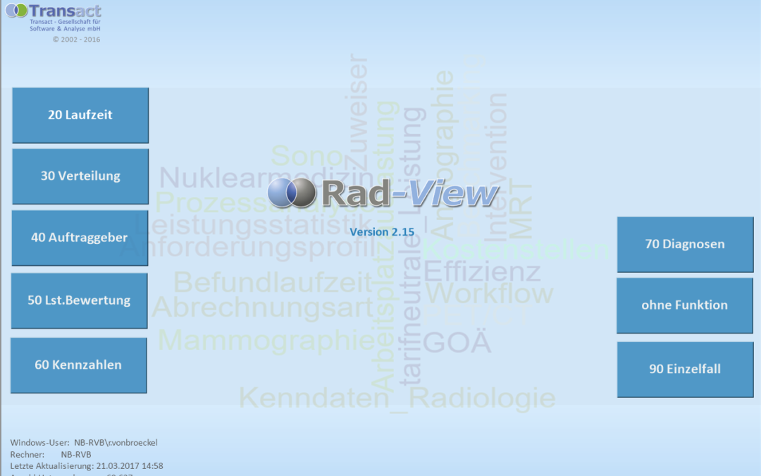 Update RAD-View – Version 2.15