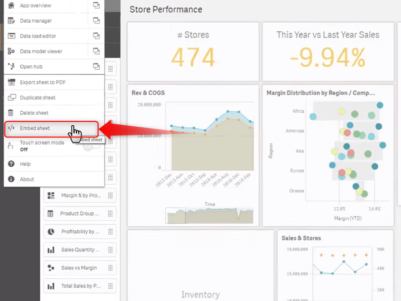 Wie kann man ein Qlik Sense Arbeitsblatt in eine Web-Seite integrieren? So geht’s!