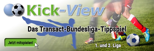 Transact-Bundesliga-Tippspiel KICK-VIEW